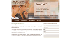 Desktop Screenshot of munkaeroberles.com